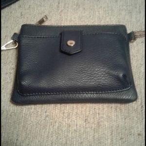 Navy Crossbody Bag with 20 inch adjustable strap